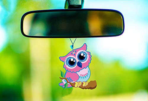 Forest Fresh Scent Pink Owl Air Freshener