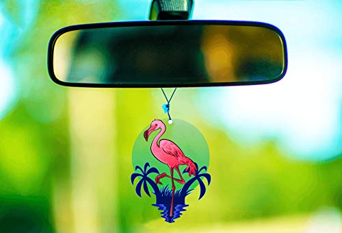 Flamingo Car Air Freshener  -Cherry Scent-