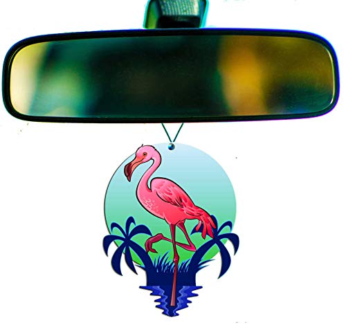 Flamingo Car Air Freshener  -Cherry Scent-