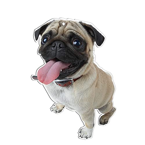 Pug Dog Car Air Freshener (1 Pack)