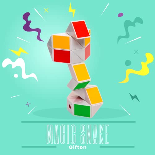 Magic Snake Ruler Cube 3D Twist Brain Teasers