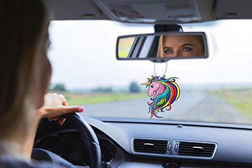 Unicorn Car Air Freshener Bubble Gum Scent