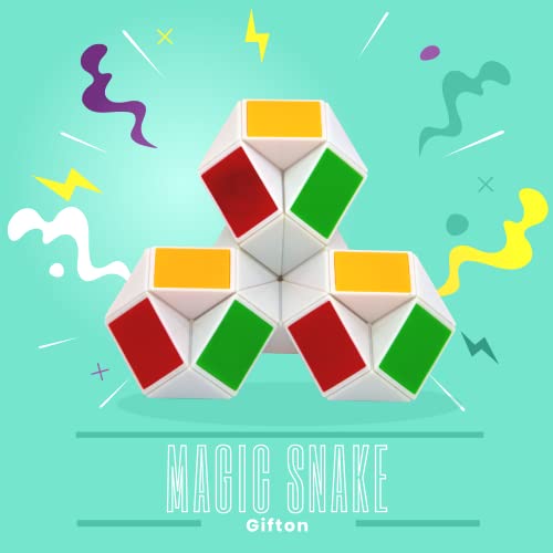 Magic Snake Ruler Cube 3D Twist Brain Teasers