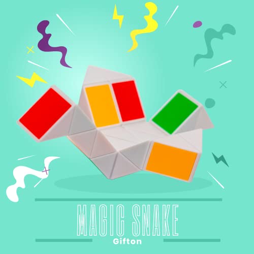 Magic Snake Ruler Cube 3D Twist Brain Teasers
