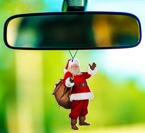 Christmas Santa Car Air Freshener Fresh Lemon Scents