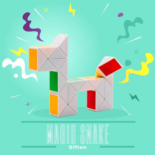 Magic Snake Ruler Cube 3D Twist Brain Teasers