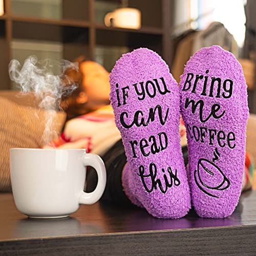 Luxury Bed Socks for Women - Bring Me Coffee