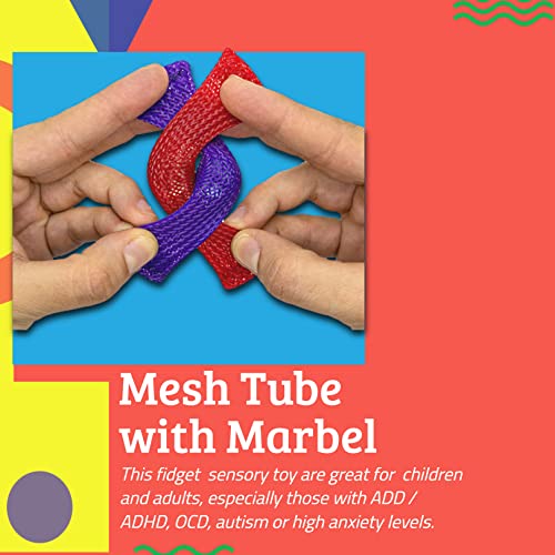 Tube with Marble Ball (Pack of 4)