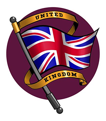 Union Jack Flag Car Accessories Air Freshener Lavender Scent