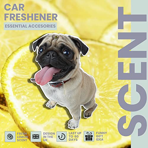 Pug Dog Car Air Freshener (1 Pack)