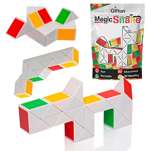 Magic Snake Ruler Cube 3D Twist Brain Teasers