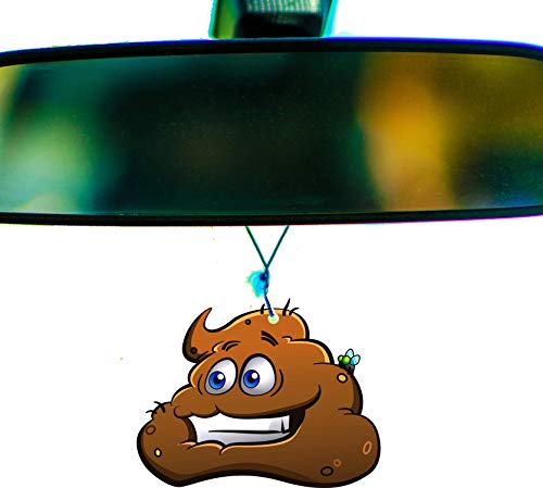 Poo Car Air Freshener Scent of Chocolate