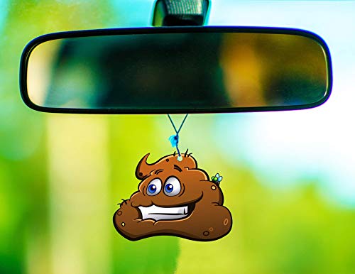 Poo Car Air Freshener Scent of Chocolate