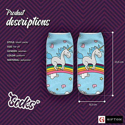 Unicorn Ankle Socks (1 Pack)